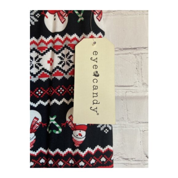 **Eye Candy** Snowmen Holiday Joggers - Picture 3 of 4